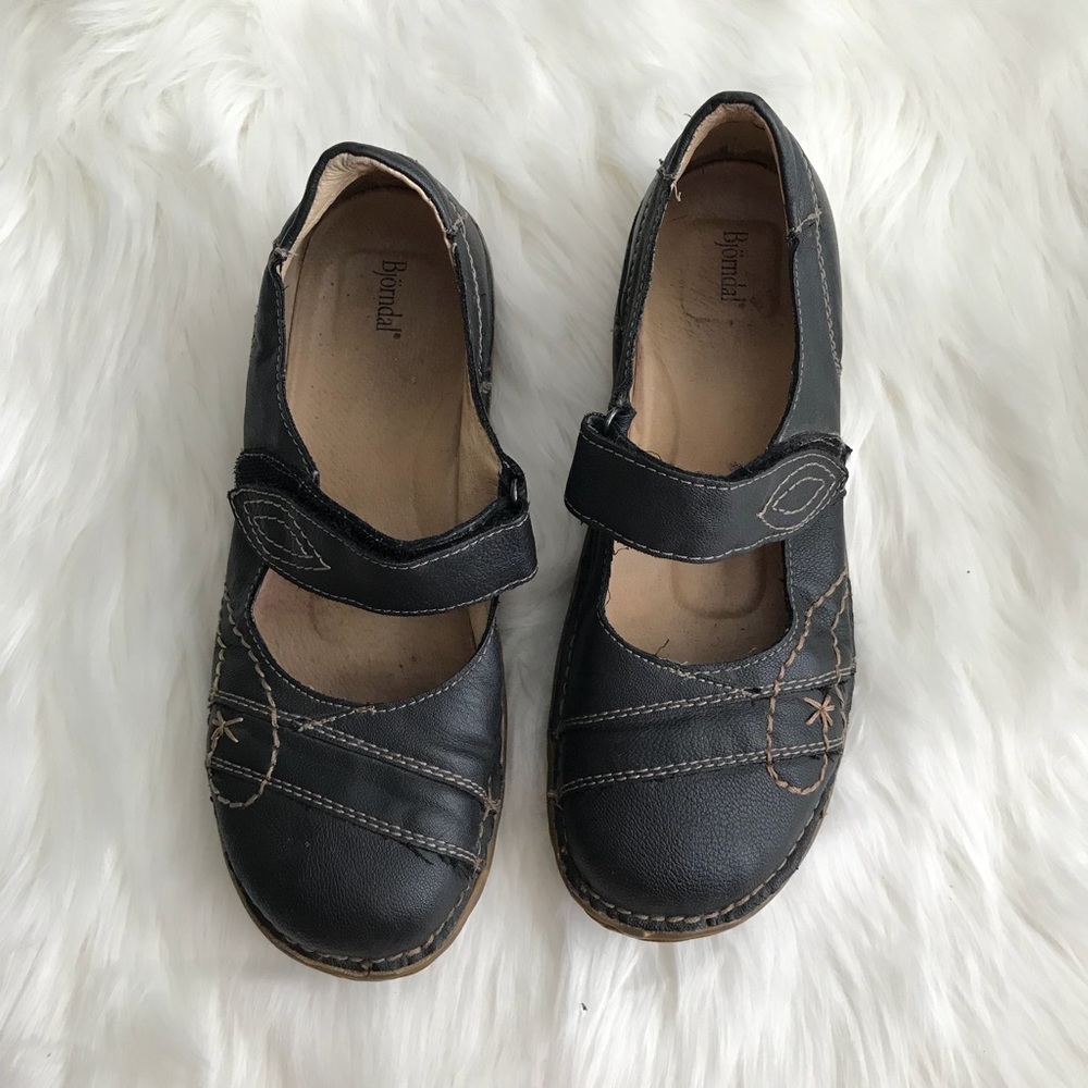 Bjorndal “Cruncher” Mary Jane Leather loafers